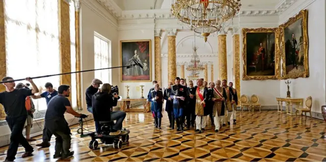 Съемки фильма "Матильда"