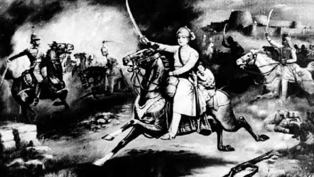 দত্তক নেওয়া পুত্র দামোদরকে নিয়েই ঘোড়ায় চেপে যুদ্ধক্ষেত্রে রানি লক্ষ্মী বাঈ