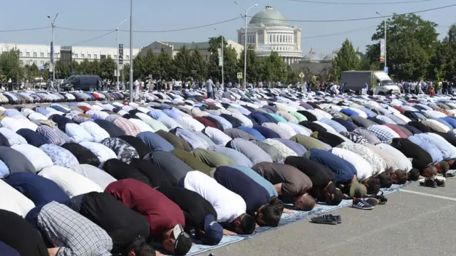 Молитва после митинга