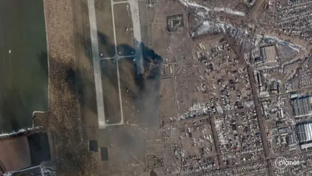 Un ataque en la base de Chuguev