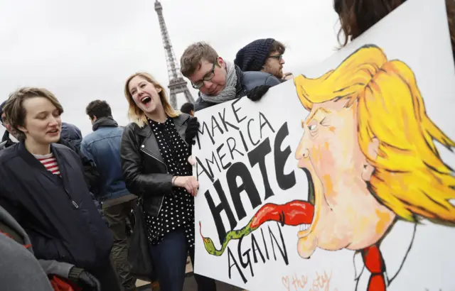 ผู้ประท้วงนายทรัมป์