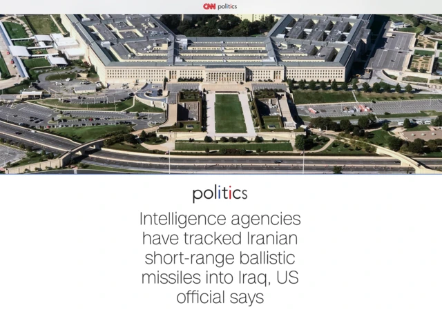 سی‌ان‌ان به نقل از مقام‌های امنیتی و نظامی از انتقال موشک‌های بالستیک ایران به خاک عراق خبر داده است