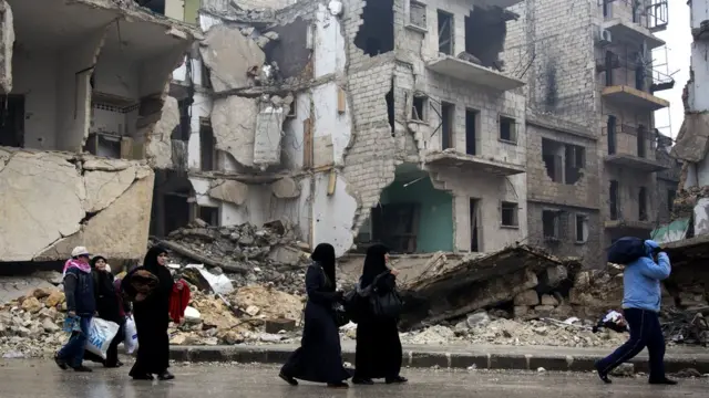 Baraguzan gini a cikin Aleppo