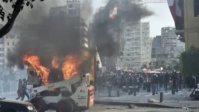 Протесты в Бейруте