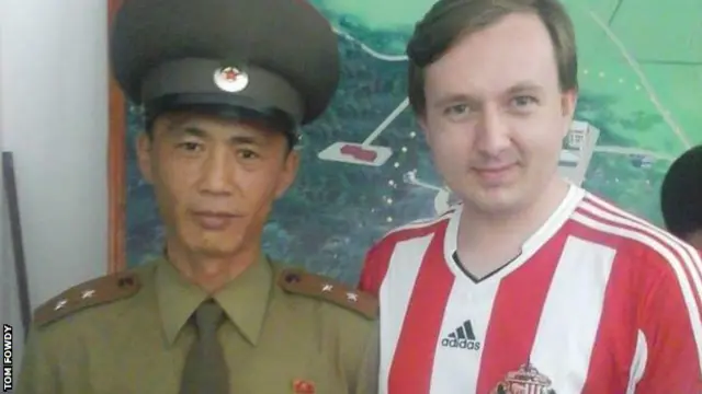 : تام فاودی از سال 2014 تبلیغ باشگاه ساندرلند در کره شمالی را آغاز کرده است