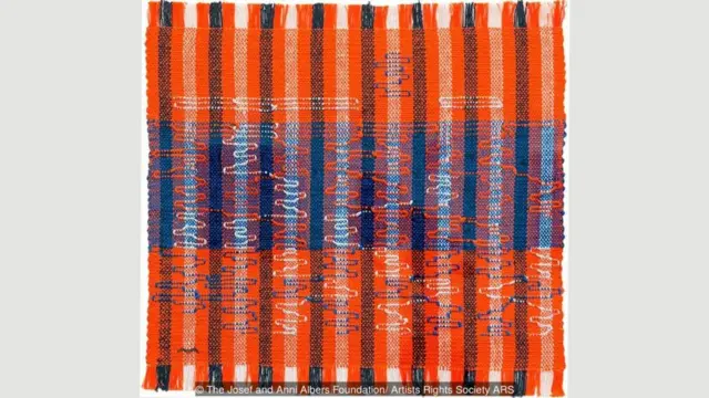 Tenunan yang dibuat Anni Albers sangat inovatif, meski awalnya ini bukan medium yang diinginkannya.