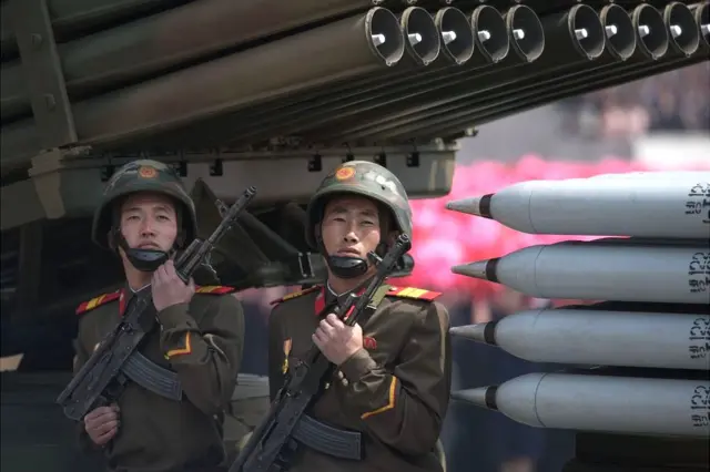 ઉત્તર કોરિયાના સૈનિકો