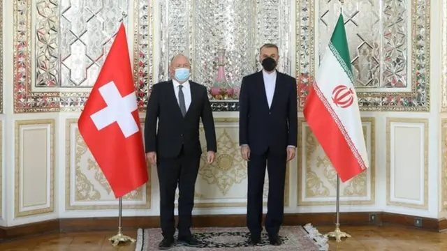 رئیس مجلس ملی سوئیس امروز در تهران با وزیر خارجه ایران دیدار کرده