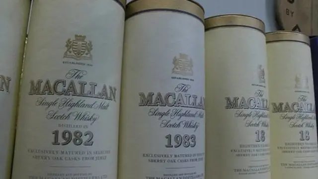 ম্যাকালান হুইস্কির বোতল