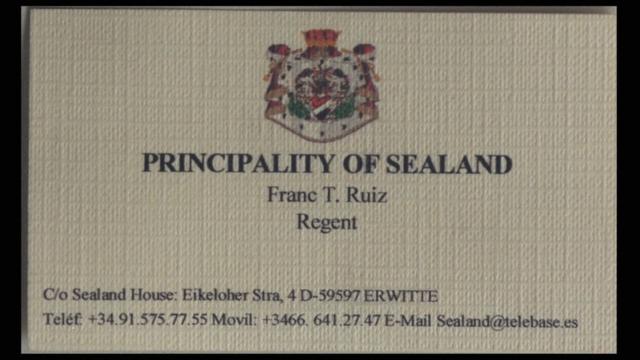 Principado de Sealand.