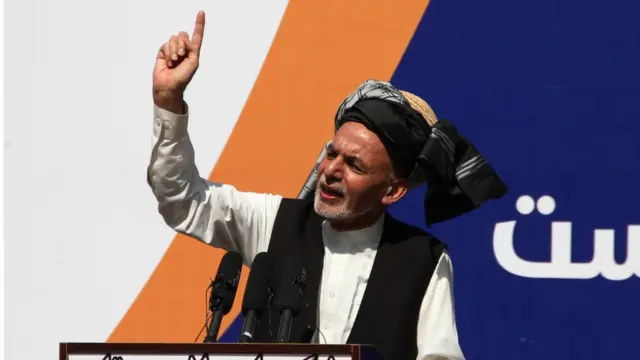 আফগানিস্তানের প্রেসিডেন্ট আশরাফ ঘানি।