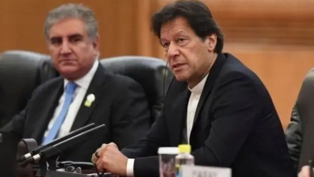इमरान ख़ान और शाह महमूद कु़रैशी