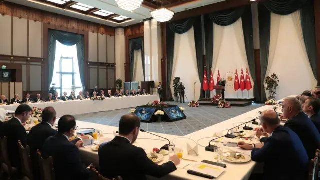 Belediye başkanları ile toplantı