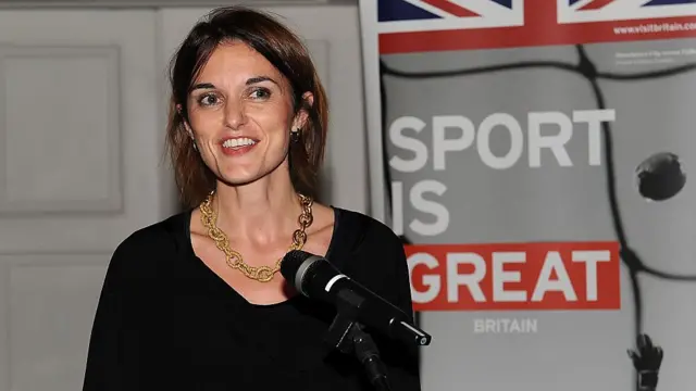 Andrea Cooper, directrice de la stratégie et professeure de yoga.