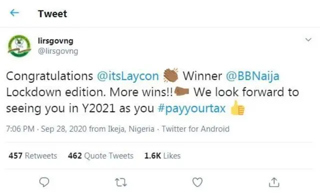 Laycon Big Brother Naija winner