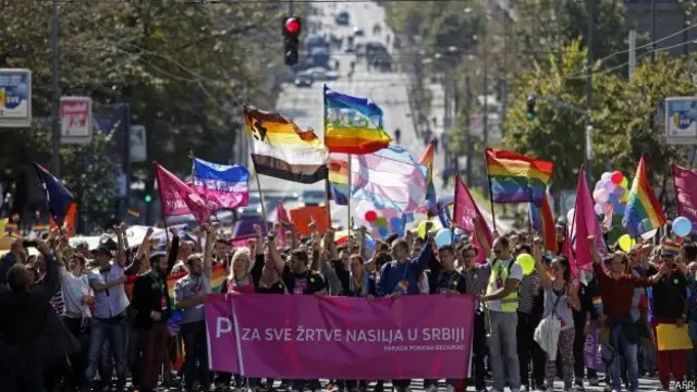 Гей-парад в Сербии