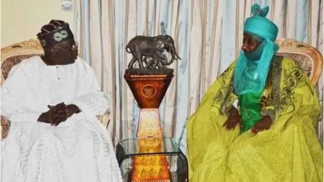 Aarẹ Bola Tinu ati Emir Kano Muhammadu Sanusi