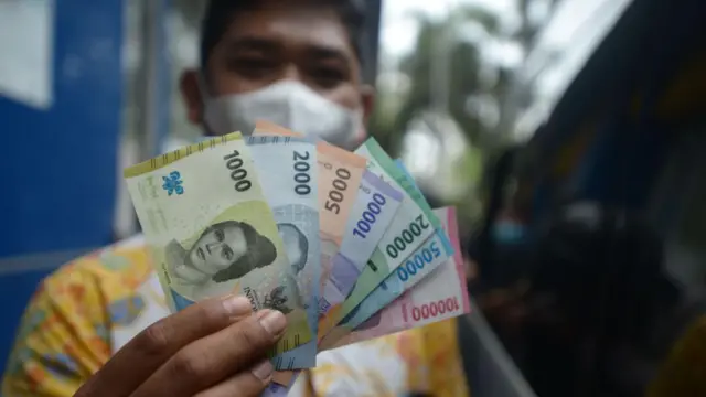 Ilustrasi uang rupiah.