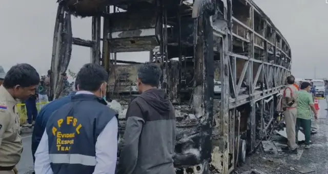 ఆంధ్రప్రదేశ్, కర్నూలు, బస్సు ప్రమాదం