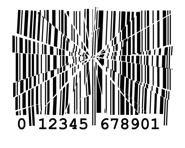Código de barras roto