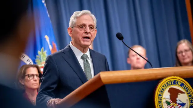 10 अक्टूबर 2024 की इस तस्वीर में अमेरिकी अटॉर्नी जनरल मेरिक गारलैंड