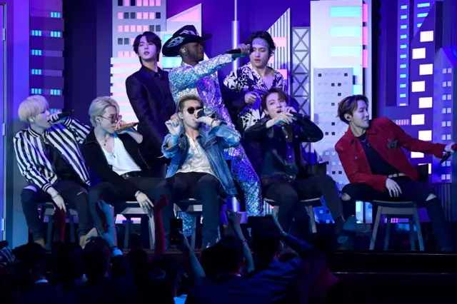 BTS en los Grammys