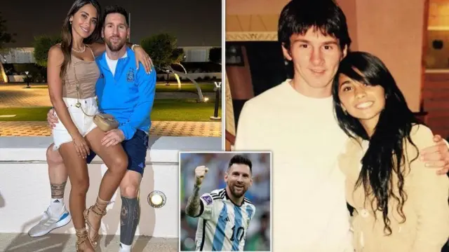 Liyonel Mesii fi haadha warraa isaa Antoonellaa raakuuzoo