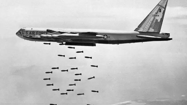 በካምቦዲያ ላይ ጥቃት የፈጸመው የቦይንግ 52 አውሮፕላን