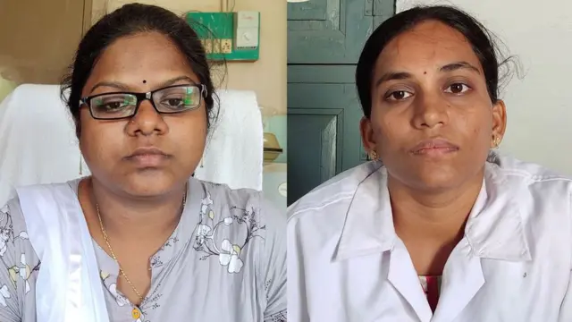 వేముల మండల ప్రజా వైద్యాధికారిణి ఉమాదేవి, పశువైద్యాధికారిణి శ్రీవాణి