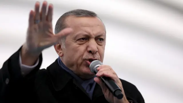 الرئيس التركي رجب طيب إردوغان