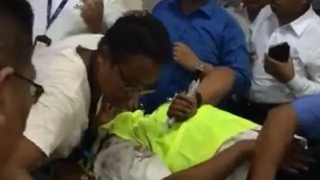 হাসপাতালে আহতদের নিয়ে যাওয়ার পর