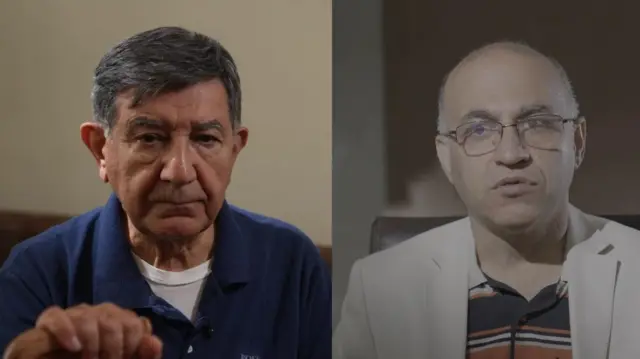 سمت راست: کامران قادری سمت چپ: مسعود مصاحب