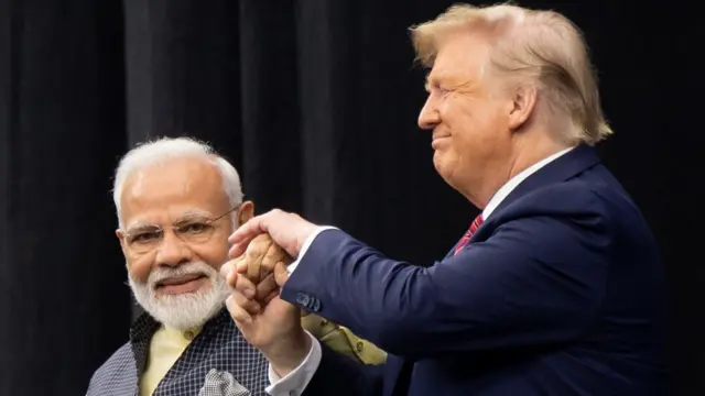 નરેન્દ્ર મોદી અને ડોનાલ્ડ ટ્રમ્પ