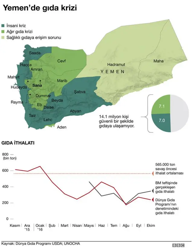 Yemen'de insani kriz