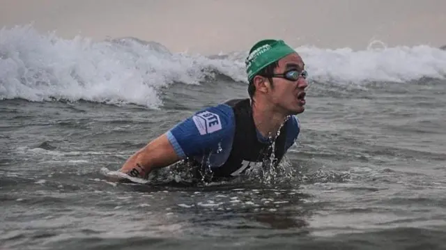 กลย์ธัช คุณาบริมาส อดีตนักกีฬาว่ายน้ำทีมชาติ และนักไตรกีฬา