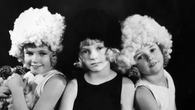 Tres niñas actrices