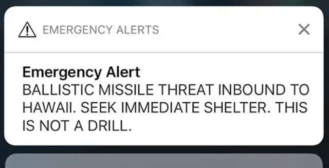Text alert