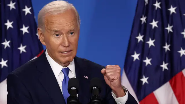 Biden: "Soy la persona mejor calificada", el presidente de EE.UU. defiende  su candidatura frente a las crecientes críticas, pero dos nuevos lapsus  debilitan su contraataque - BBC News Mundo