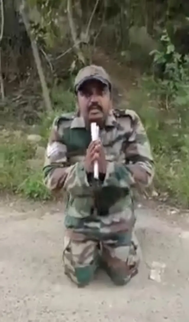 ராணுவ வீரர் வீடியோ வைரல்