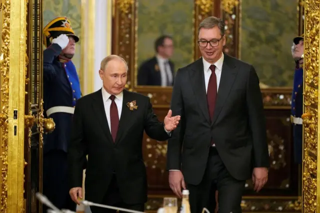 Aleksandar Vučić i Vladimir Putin