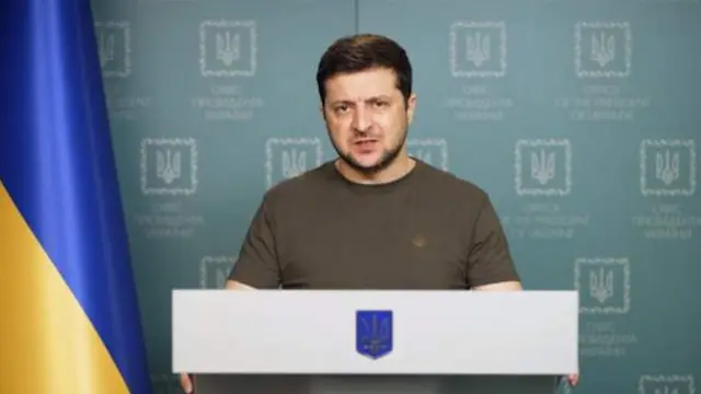 Zelensky, el 4 de marzo, en un discurso televisado.