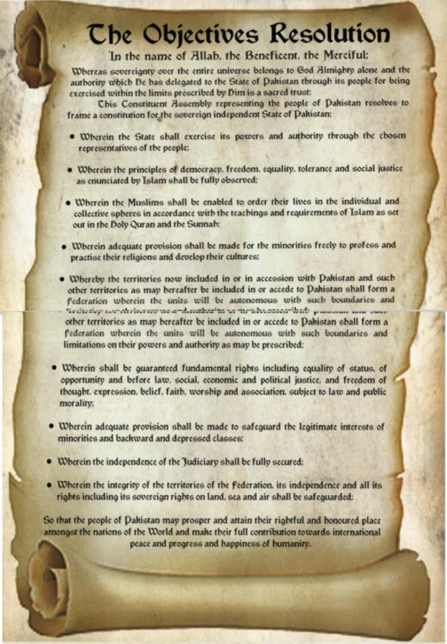 قرار داد مقاصد کی دستاویز