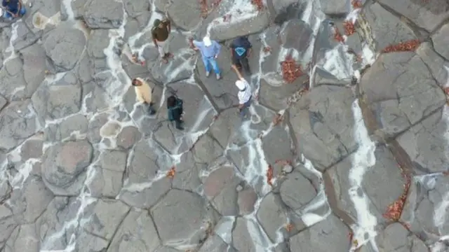 डायनोसॉरची घरटी या खडकांंमध्ये सापडली आहेत