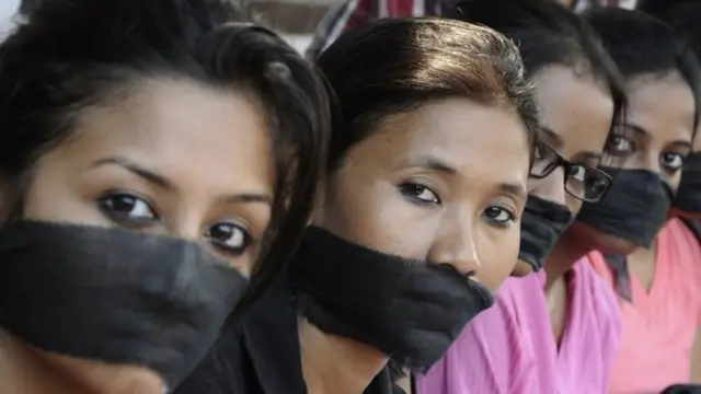 लैंगिक भेदभाव के ख़िलाफ़ प्रदर्शन