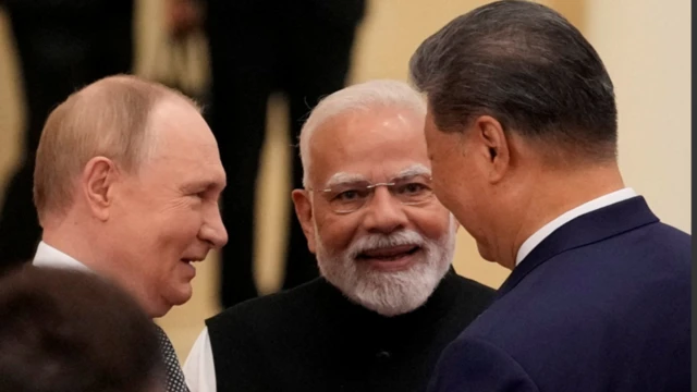 ரஷ்ய, சீன அதிபர்களுடன் பிரதமர் நரேந்திர மோதி