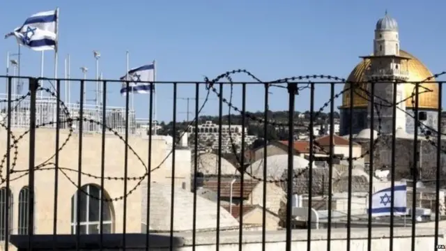 யூதர்களின் குடியிருப்பில் இருந்து கிழக்குபுறமாக எடுக்கப்பட்ட புகைப்படம்