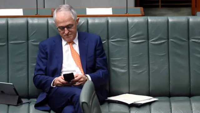 ऑस्ट्रेलियाई प्रधानमंत्री मैल्कम टर्नबुल.