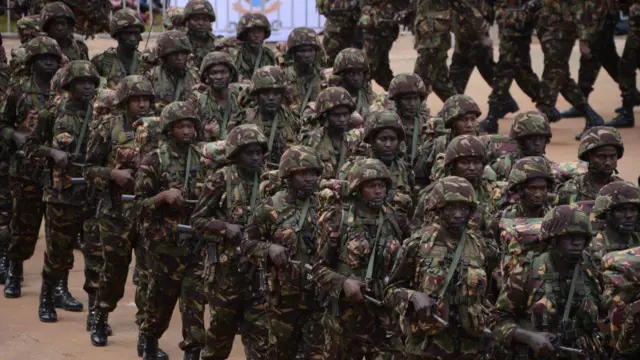 Abasirikare ba Kenya bari ku karasisi