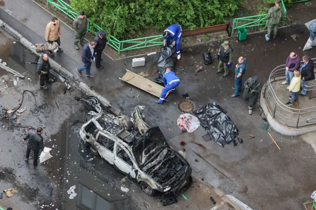 Генерал Москаликка қарши суиқасд саҳнаси.