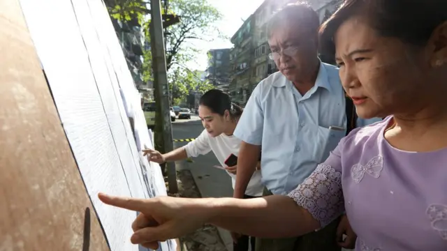 မဲစာရင်းစစ်ဆေးစဥ်